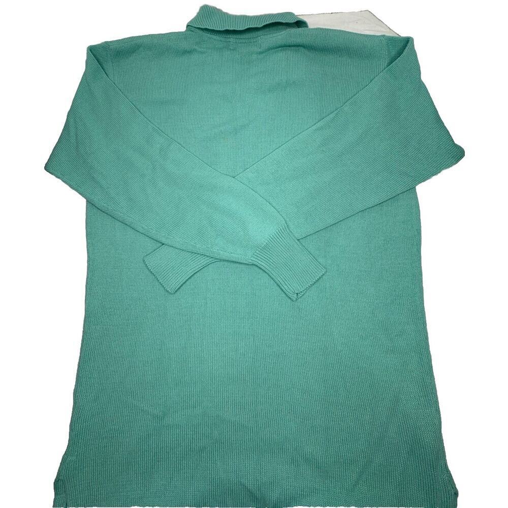 Vintage Minty Ralph Lauren Men’s Button Collar Sweater 100% Cotton Sz Lg - Picture 6 of 6